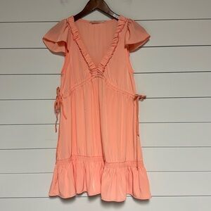 Urban Renewal Remnants Tiered Mini Dress